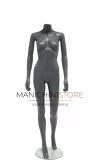 Manichino donna senza testa in Ecoplastic - antracite