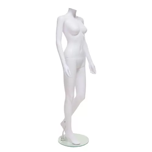 Manichino donna senza testa in Ecoplastic - bianco