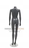 Manichino donna senza testa in Ecoplastic - antracite