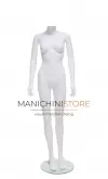 Manichino donna senza testa in Ecoplastic - bianco