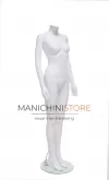 Manichino donna senza testa in Ecoplastic - bianco
