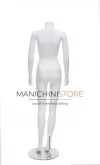 Manichino donna senza testa in Ecoplastic - bianco
