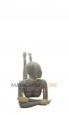 Manichino donna disteso in vetroresina grezza - DA VERNICIARE