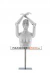 Short articulated woman bust 04S