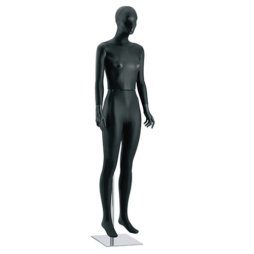 Manichino donna spillabile con testa nero