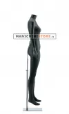 Manichino donna spillabile senza testa nero