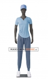 Female sport mannequin with egg head - fitness