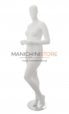 Manichino donna taglia comoda testa a uovo