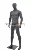 Manichino sportivo uomo dalla testa a uovo - Fitness