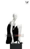 Manichino donna testa scolpita collezione 51 18 (ginocchio articolato)