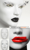 Manichino donna testa scolpita collezione 51 8
