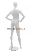 Manichino donna testa uovo - Vogue 1E BIANCO