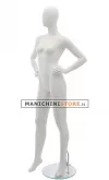 Manichino donna testa uovo - Vogue 1E BIANCO