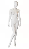 Manichino donna testa uovo 1R BIANCO - FINE SERIE