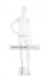 Manichino super trasparente donna testa uovo - F03