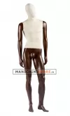 Manichino uomo testa uovo - rivestito in Lycra