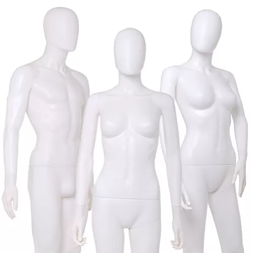 Manichino donna testa uovo ECOPLASTIC 10