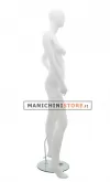 Manichino donna testa uovo - HHC9 Bianco