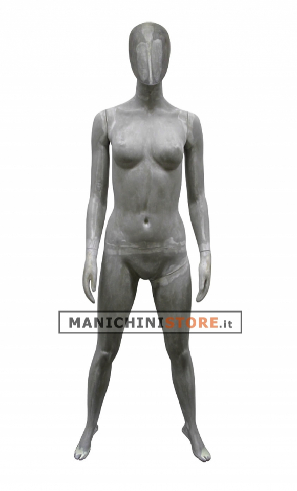female mannequin 7 with egg head - casual