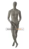 Manichino uomo 1 testa a uovo - casual