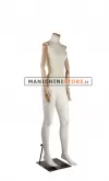 Manichino donna braccia legno rivestito in lycra