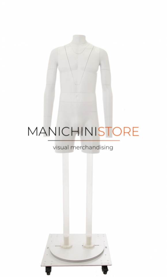 Manichino uomo professionale per foto e-commerce Ghost-M82-32