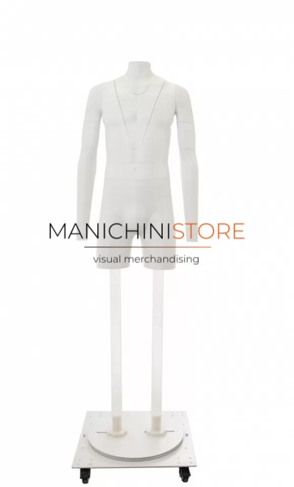 Manichino uomo professionale per foto e-commerce Ghost-M82-32 TG. 48 slim