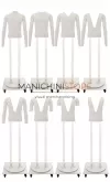 Noleggio manichino uomo professionale per foto e-commerce Ghost-M81 TG. 48 slim