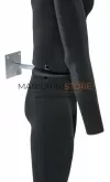 Manichino donna appeso, snodato e invisibile - velluto nero