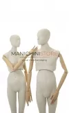 Manichino donna snodato con braccia legno