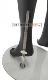 Noleggio 1 manichino uomo Testa a Uovo MR4 - nero