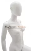 Manichino donna testa uovo in Ecoplastic - bianco seduto