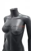 Manichino donna testa uovo in Ecoplastic - grigio antracite
