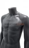 Noleggio manichino uomo testa uovo in Ecoplastic - grigio antracite