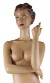 Manichino donna realistico in vetroresina anni 50