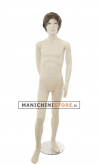 Realistic 10 year old child mannequin with wig