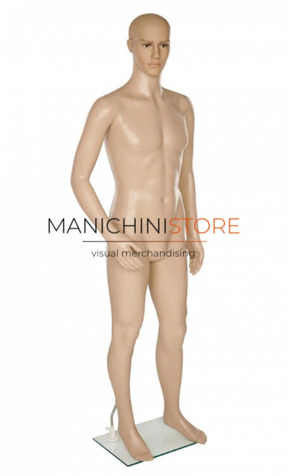 Manichino uomo ECOPLASTIC realistico