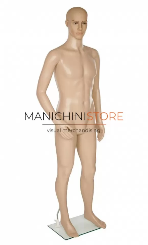 Manichino uomo ECOPLASTIC realistico