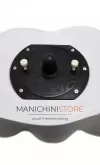 Manichino uomo testa uovo in plastica bianca