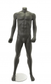 Manichino uomo sportivo senza testa antracite - fine serie