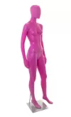 Manichino donna testa a uovo - Fucsia