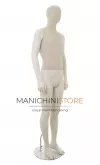 Manichino uomo Collezione ABSolute in ABS con busto e testa rivestiti