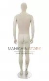 Manichino uomo Collezione ABSolute in ABS con busto e testa rivestiti