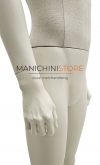 ABSolute Collection male mannequin in ABS with covered bust and head