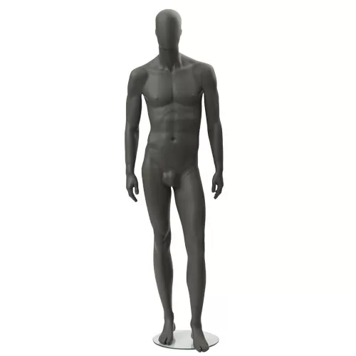 Manichino uomo testa uovo Collezione Moon - Black