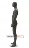 Manichino uomo testa uovo Collezione Moon - Black