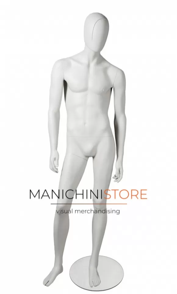 Manichino uomo collezione Creta - bianco opaco