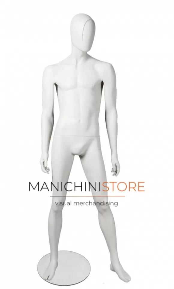 Manichino uomo collezione Creta - bianco opaco