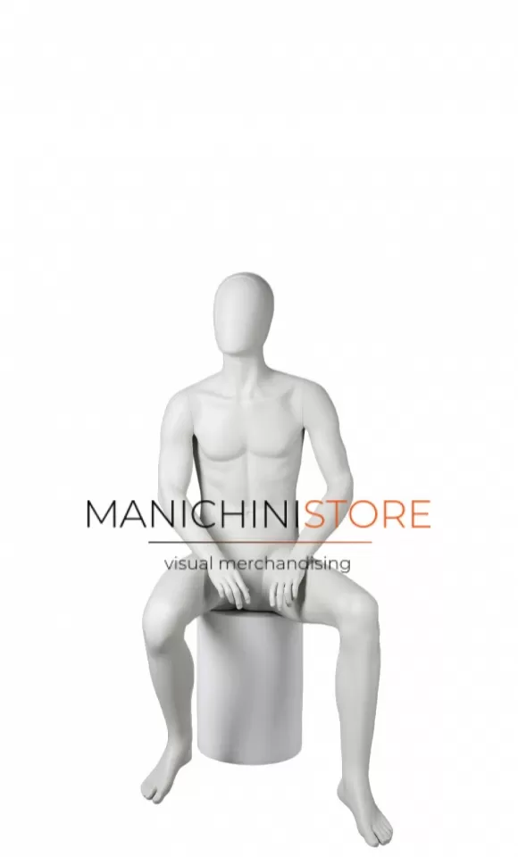 Manichino uomo collezione Creta - bianco opaco