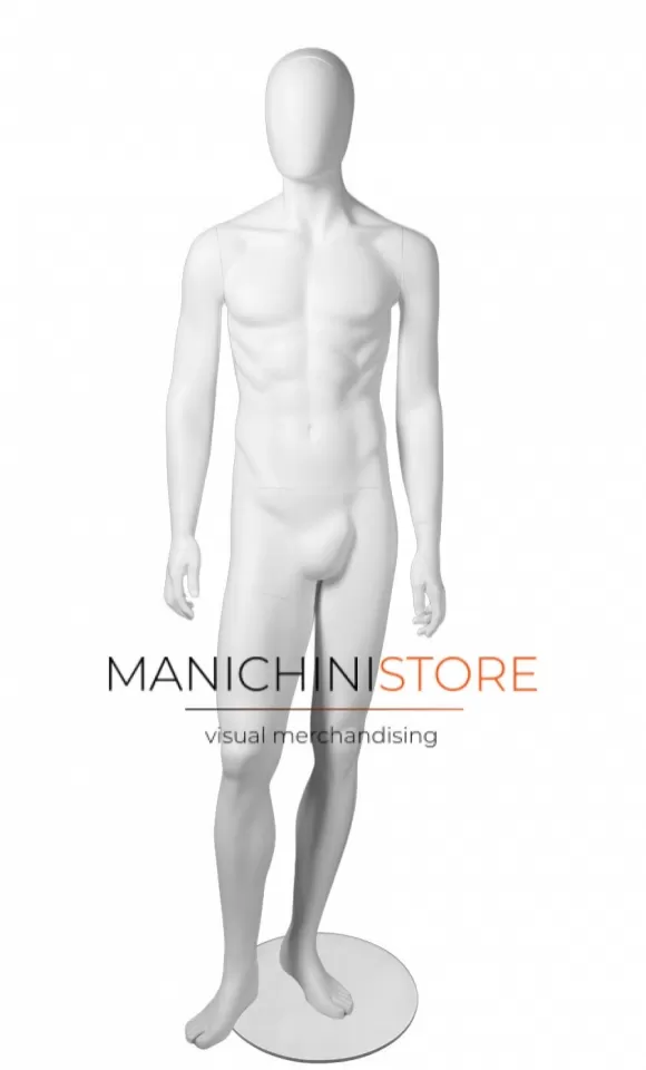 Manichino uomo collezione Creta - bianco opaco